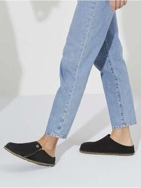 Birkenstock Zermatt Premium Suede Clogs Midnight Navy Size 37 6 New